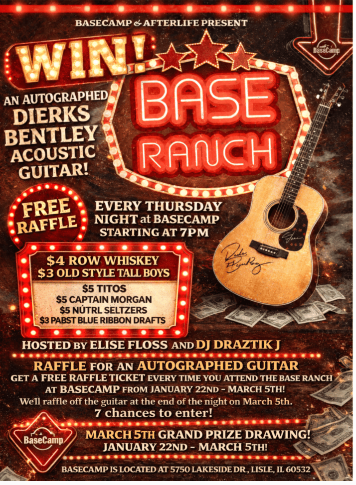 Autographed Dierks Bentley Guitar Giveaway.