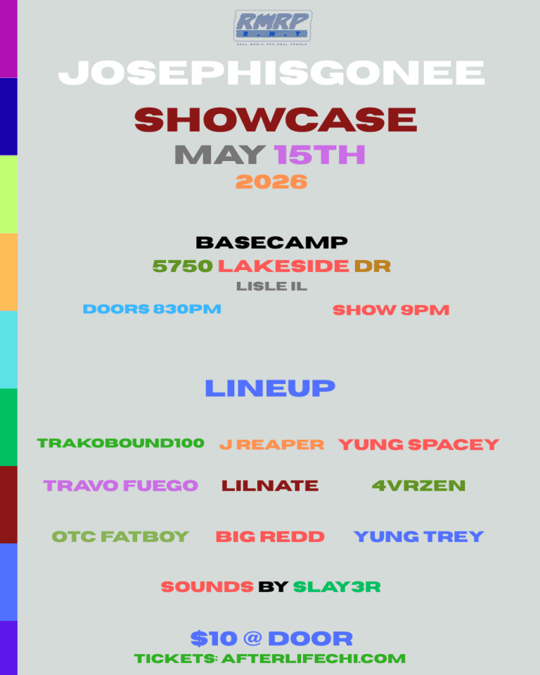Josephisgonee Show - Live music event at BaseCamp in Lisle, IL on May 15th, 2026.