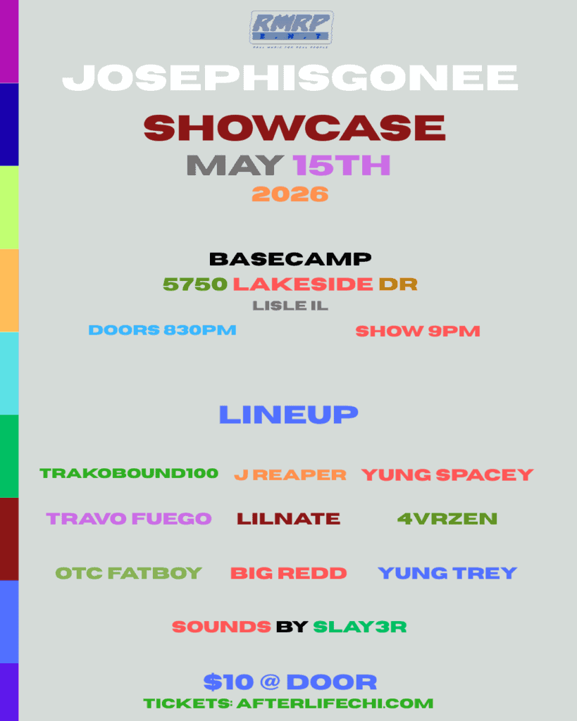 Josephisgonee Show - Live music event at BaseCamp in Lisle, IL on May 15th, 2026.