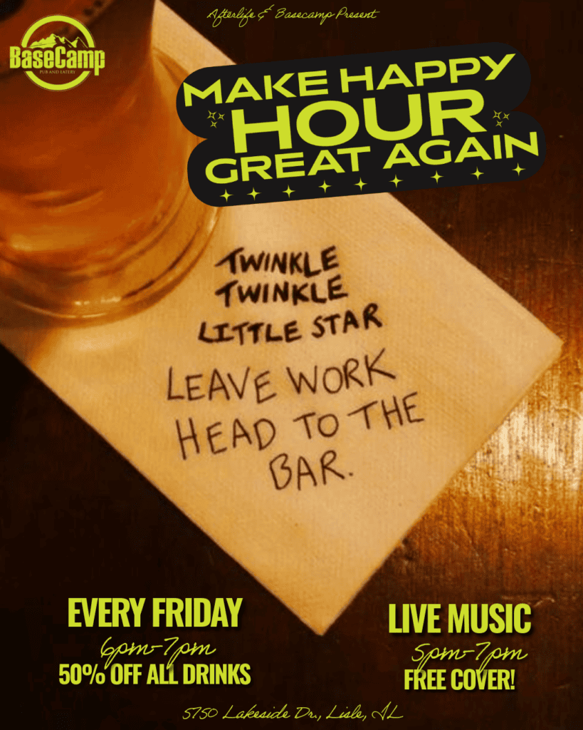 Visit your favorite bar in Lisle, IL for happy hour, live music, and drink specials every Friday.